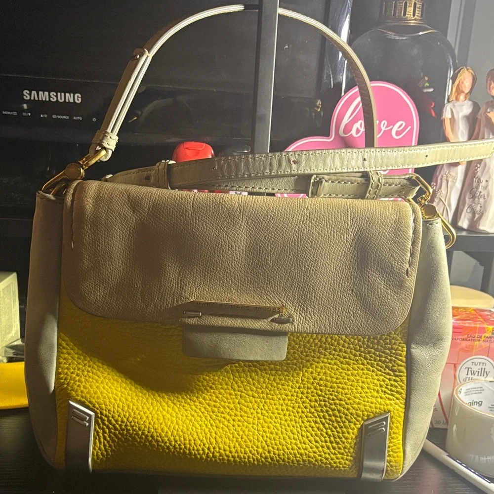 Marc Jacobs Sheltered Island colorblock leather handbag